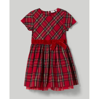 BLUKIDS HALJINA RED/GREEN CHECK