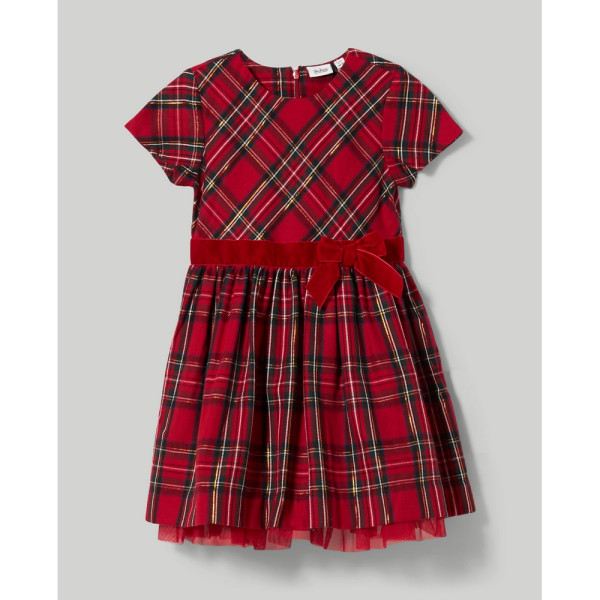 BLUKIDS HALJINA RED/GREEN CHECK