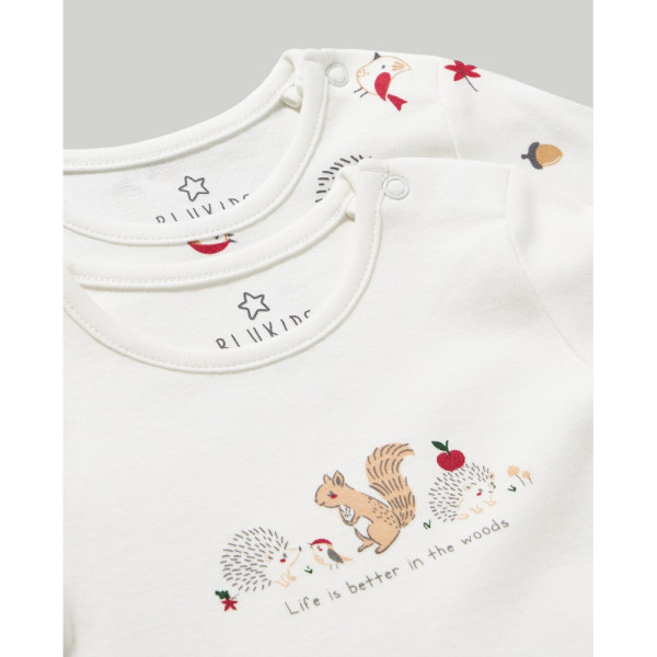 BLUKIDS BODI DUG RUKAV SNOW WHITE2 KOM