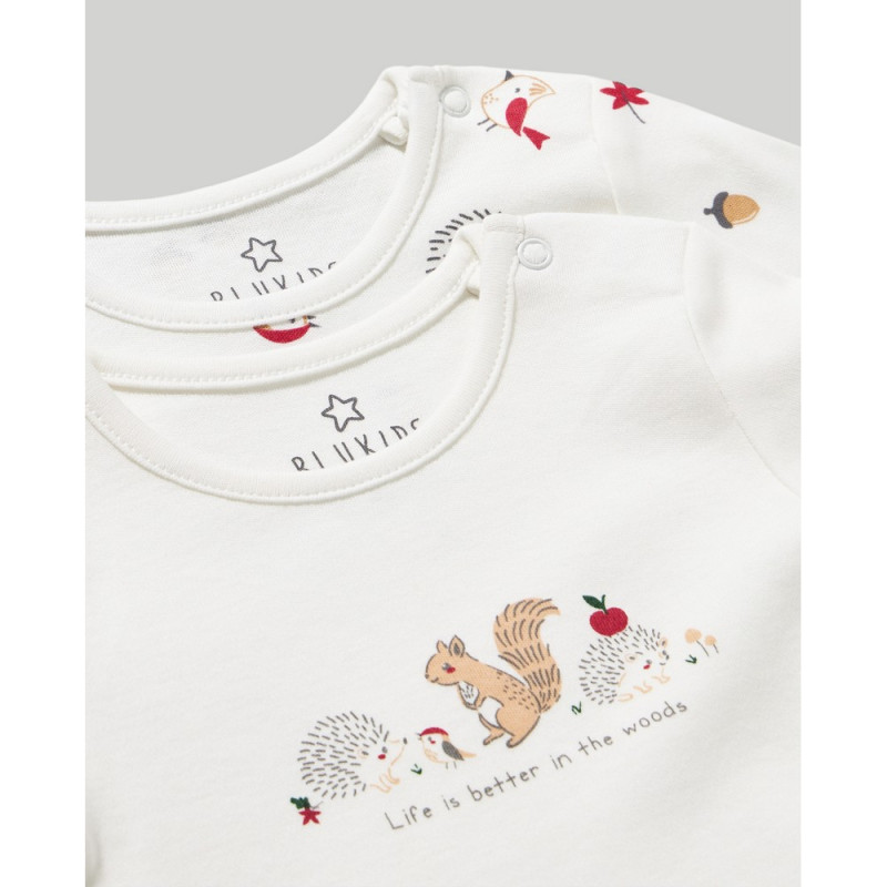 BLUKIDS BODI DUG RUKAV SNOW WHITE2 KOM