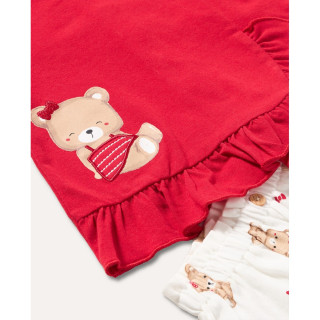 BLUKIDS MAJICA KRATAK RUKAV I SORTS TRUE RED