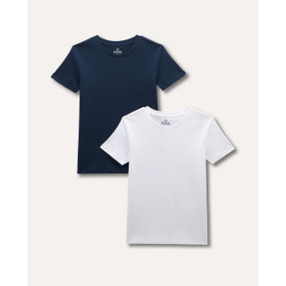 BLUKIDS MAJICA DUG RUKAV WHITE/BLUE