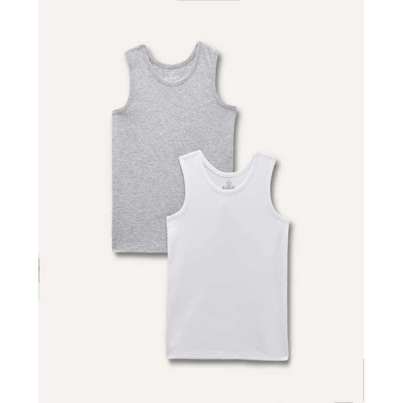 BLUKIDS PODMAJICA GREY/WHITE