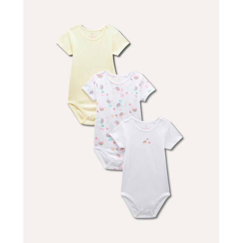 BLUKIDS BODI KRATAK RUKAV PASTEL YELLOW