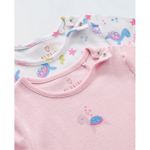 BLUKIDS BODI KRATAK RUKAV PINK