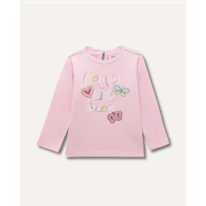 BLUKIDS MAJICA KRATAK RUKAV PINK 