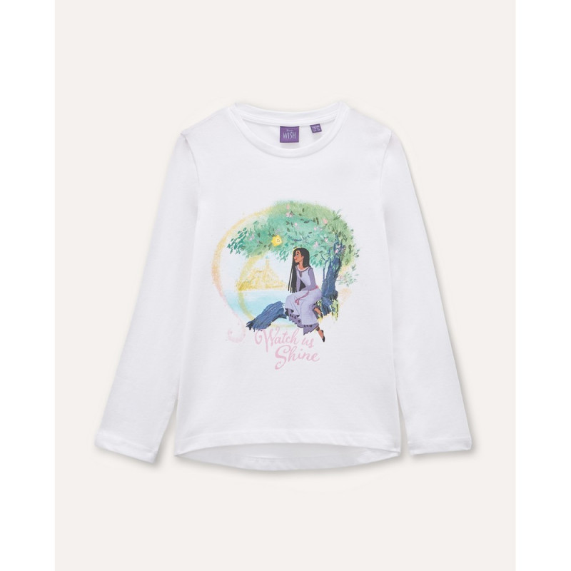 BLUKIDS MAJICA DUG RUKAV OPTICAL WHITE