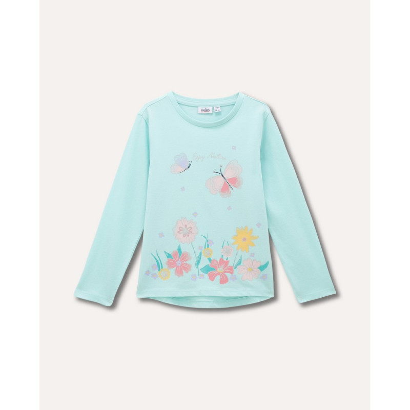 BLUKIDS MAJICA DUG RUKAV ARUBA BLUE