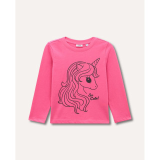 BLUKIDS MAJICA DUG RUKAV FUXIA PINK