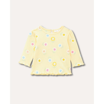 BLUKIDS MAJICA DUG RUKAV YELLOW IRIS 