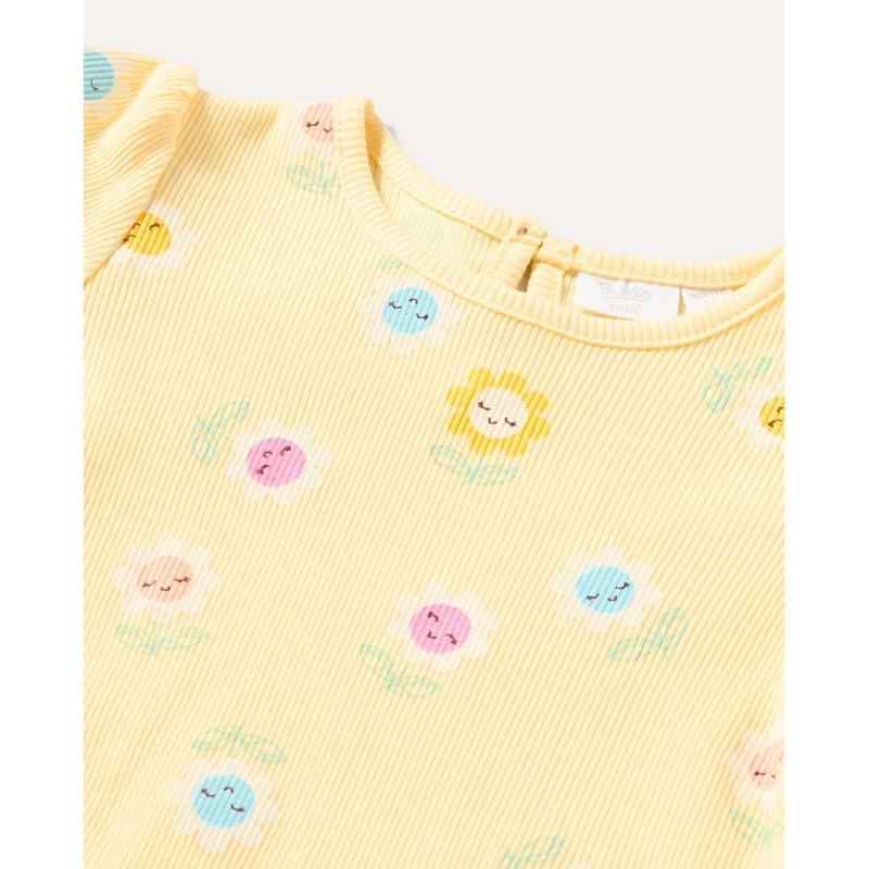 BLUKIDS MAJICA DUG RUKAV YELLOW IRIS 