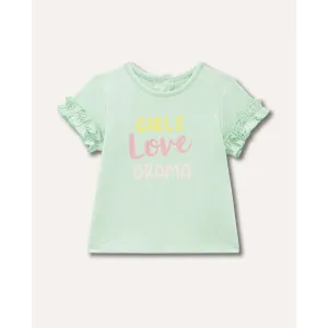 BLUKIDS MAJICA DUG RUKAV PASTEL GREEN 