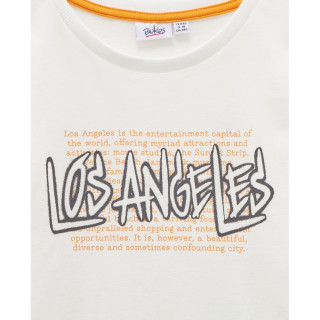 BLUKIDS MAJICA DUG RUKAV OFF WHITE