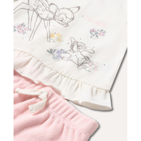 BLUKIDS MAJICA KRATAK RUKAV I SORTS CRADLE PINK