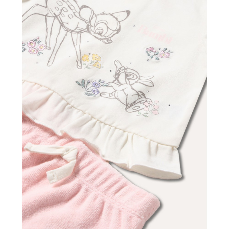 BLUKIDS MAJICA KRATAK RUKAV I SORTS CRADLE PINK