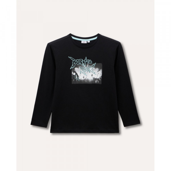 BLUKIDS MAJICA DUG RUKAV BLACK