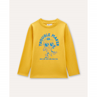 BLUKIDS MAJICA DUG RUKAV YELLOW 