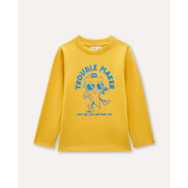 BLUKIDS MAJICA DUG RUKAV YELLOW 