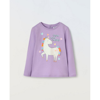 BLUKIDS MAJICA KRATAK RUKAV VIOLET 
