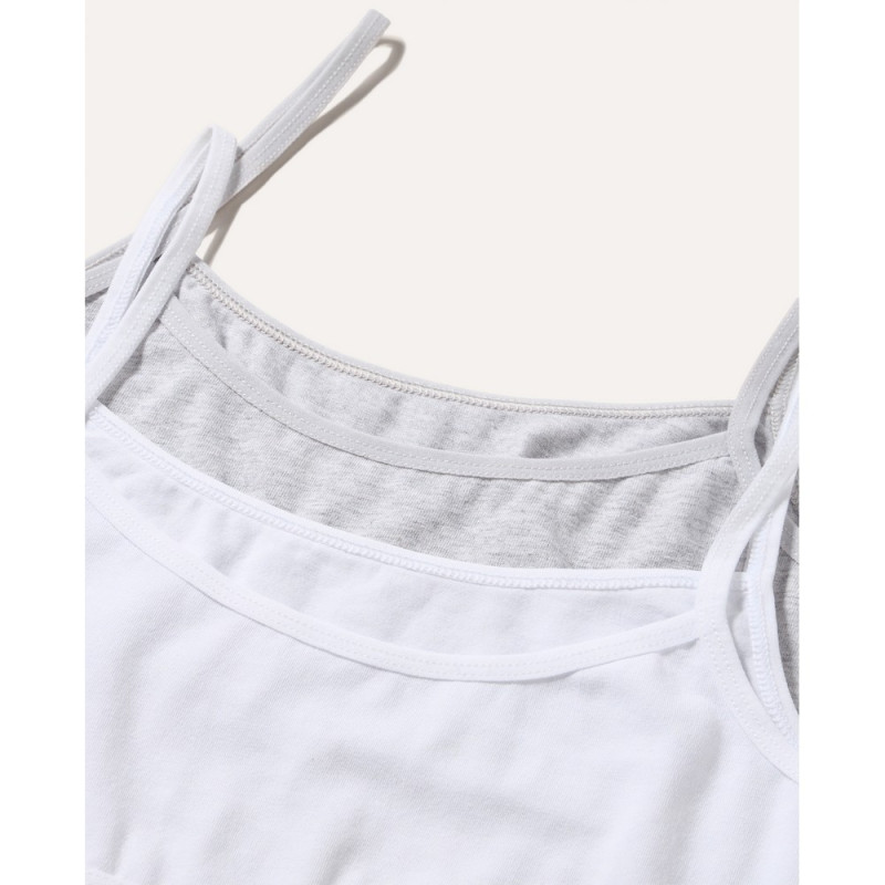 BLUKIDS TOP BRUSHALTER WHITE/GREY