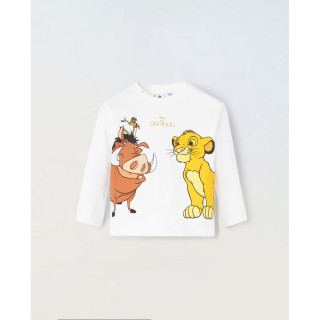 BLUKIDS MAJICA DUG RUKAV OFF WHITE