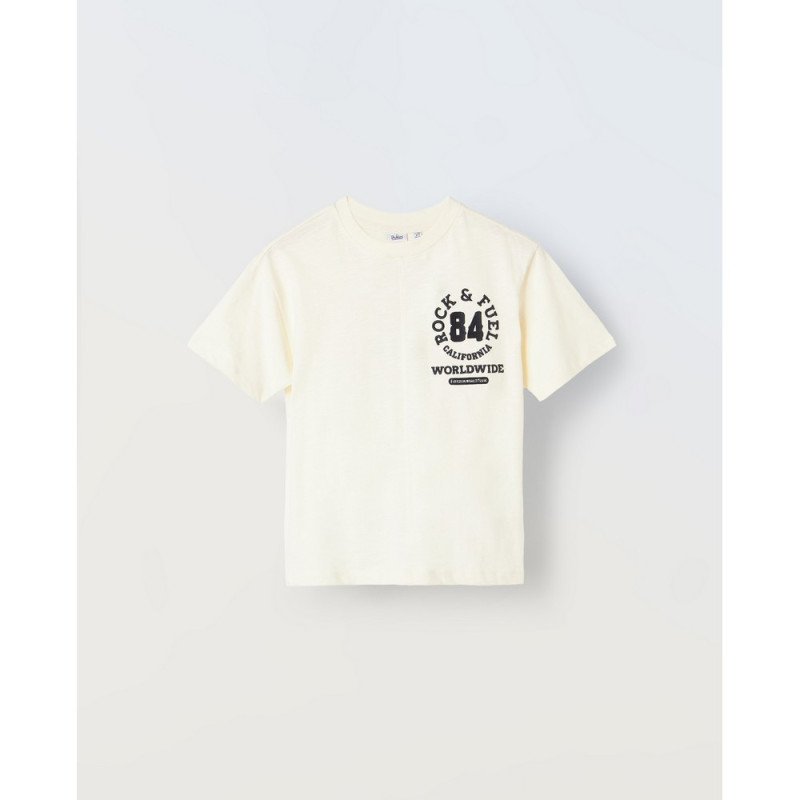 BLUKIDS MAJICA KRATAK RUKAV OFF WHITE