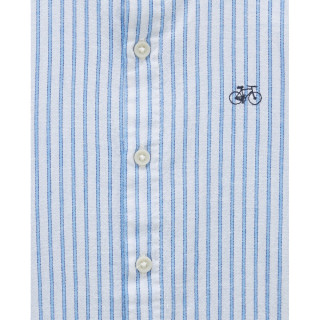 BLUKIDS POLO KOSULJA WHITE-STRIPED AZURE 