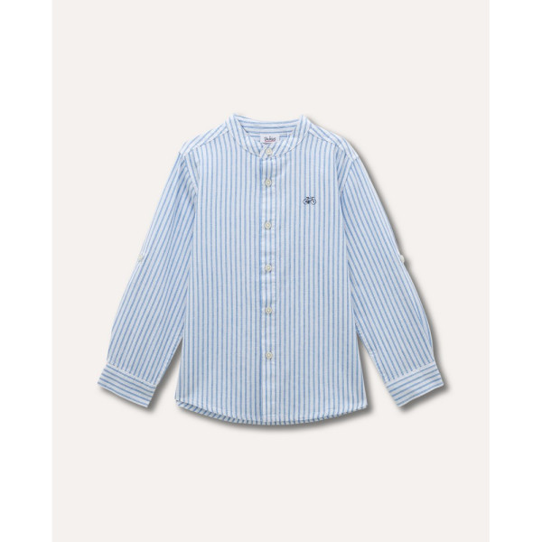 BLUKIDS POLO KOSULJA WHITE-STRIPED AZURE