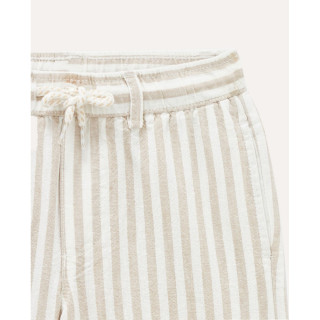 BLUKIDS SORTS WHITE-STRIPED BROWN 