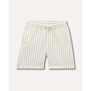 BLUKIDS SORTS WHITE-STRIPED BROWN 