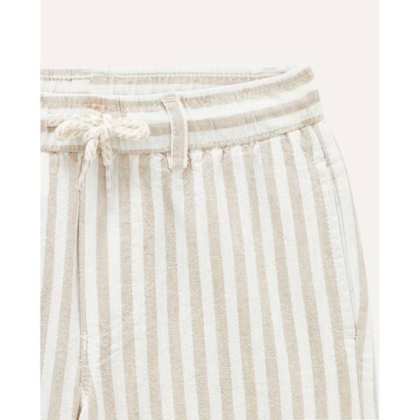 BLUKIDS SORTS WHITE-STRIPED BROWN