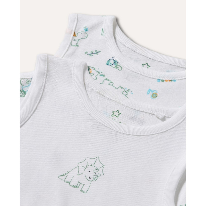 BLUKIDS BODI KRATAK RUKAV WHITE 