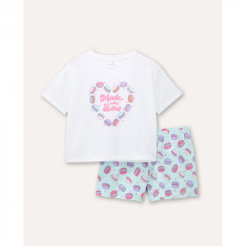 BLUKIDS PIDZAMA BRIGHT WHITE 