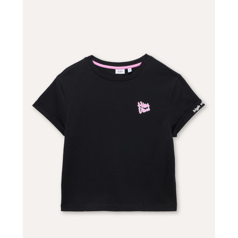 BLUKIDS MAJICA KRATAK RUKAV BLACK