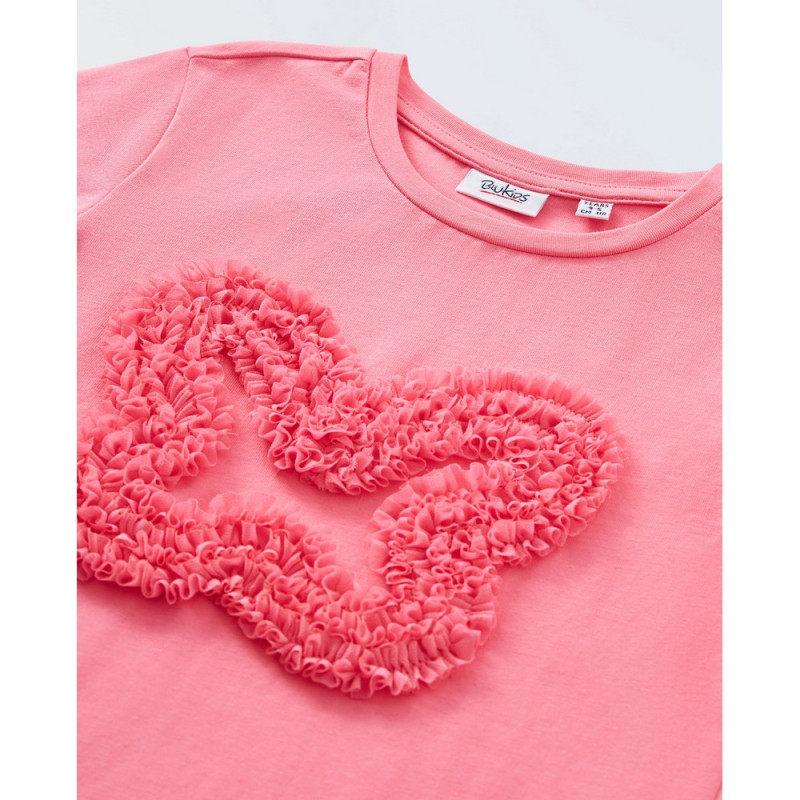 BLUKIDS MAJICA KRATAK RUKAV FUXIA PINK
