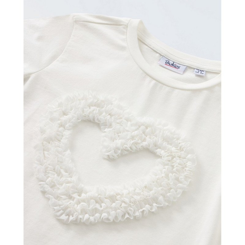 BLUKIDS MAJICA KRATAK RUKAV OFF WHITE