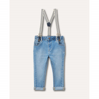 BLUKIDS FARMERKE MEDIUM LIGHT BLUE