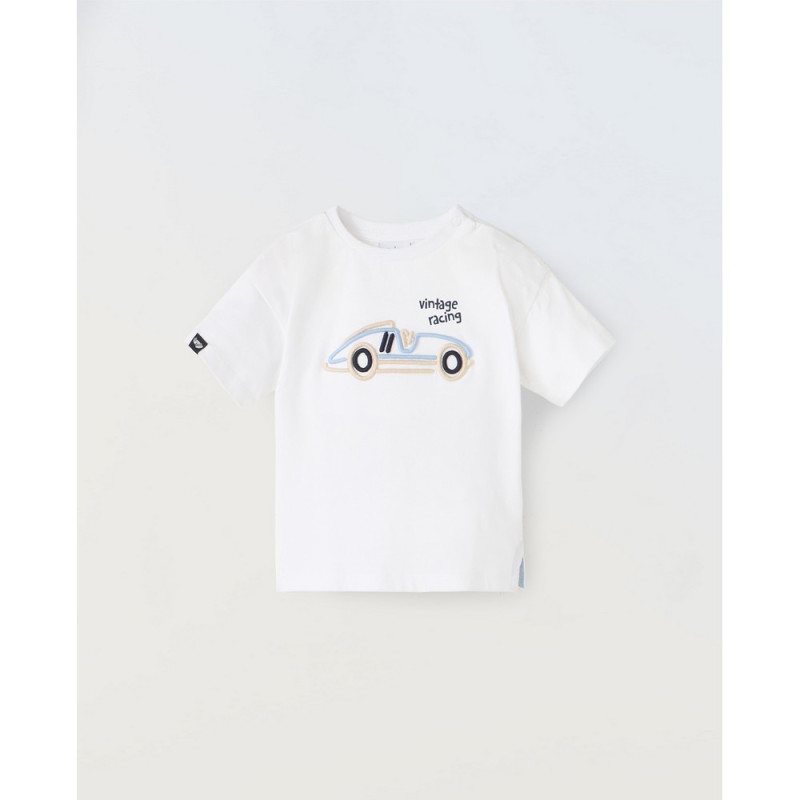 BLUKIDS MAJICA KRATAK RUKAV OFF WHITE