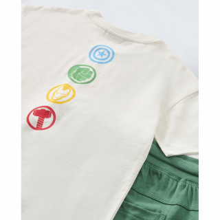 BLUKIDS TRENERKA KOMPLET WHITE/GREEN