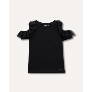 BLUKIDS MAJICA KRATAK RUKAV BLACK