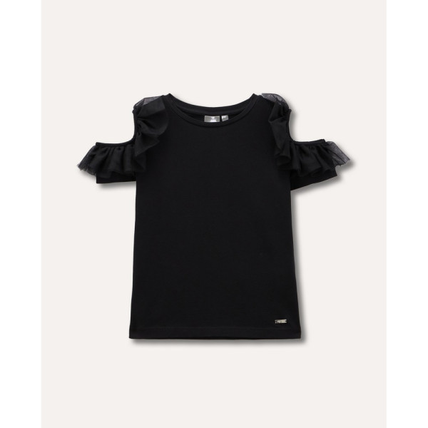 BLUKIDS MAJICA KRATAK RUKAV BLACK