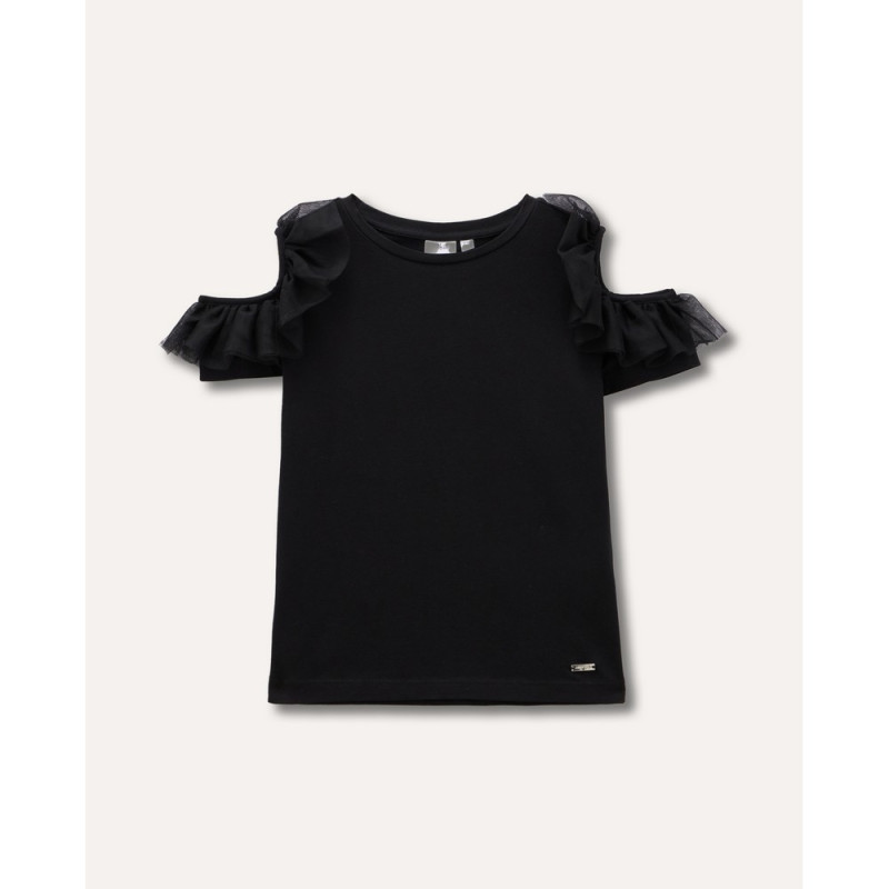 BLUKIDS MAJICA KRATAK RUKAV BLACK