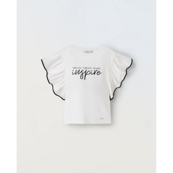 BLUKIDS MAJICA KRATAK RUKAV OFF WHITE