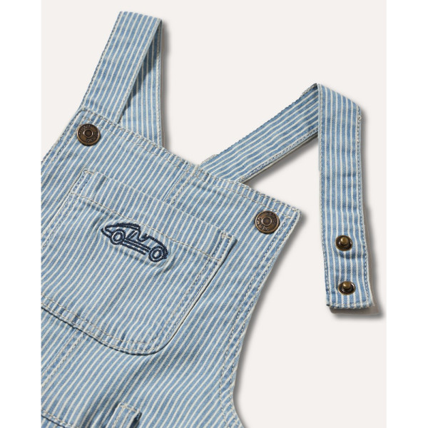 BLUKIDS PANTALONE NA TREGERE LT BLUE-STRIPED OFF-WHITE
