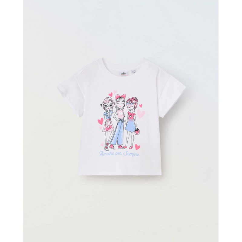 BLUKIDS MAJICA KRATAK RUKAV OPTICAL WHITE