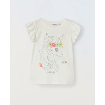 BLUKIDS MAJICA KRATAK RUKAV OFF WHITE 