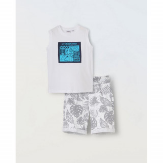 BLUKIDS TRENERKA KOMPLET WHITE/GREY