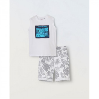 BLUKIDS TRENERKA KOMPLET WHITE/GREY 