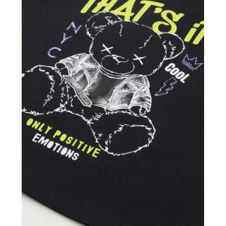 BLUKIDS MAJICA KRATAK RUKAV BLACK