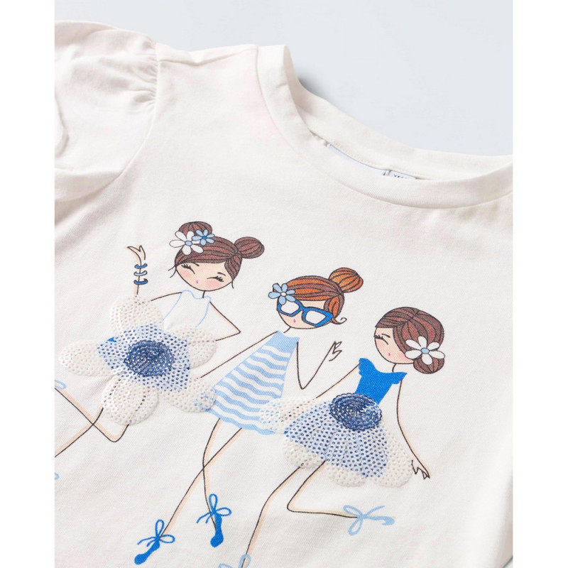 BLUKIDS MAJICA KRATAK RUKAV OFF WHITE